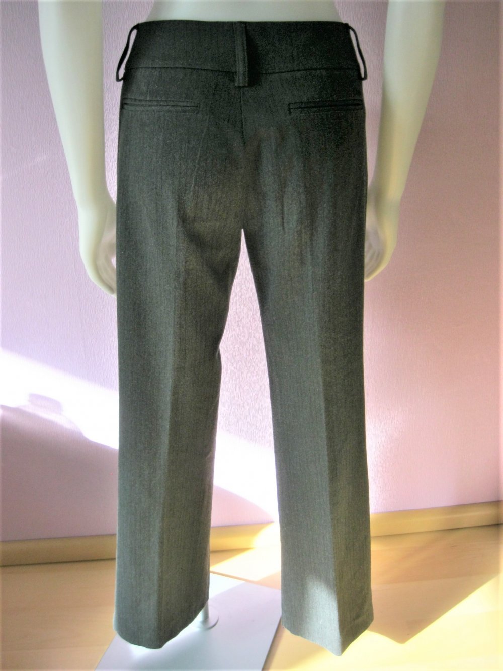 Stoffhose # S.Oliver # Businesshose # Nadelstreifen # Dunkelgrau # 38