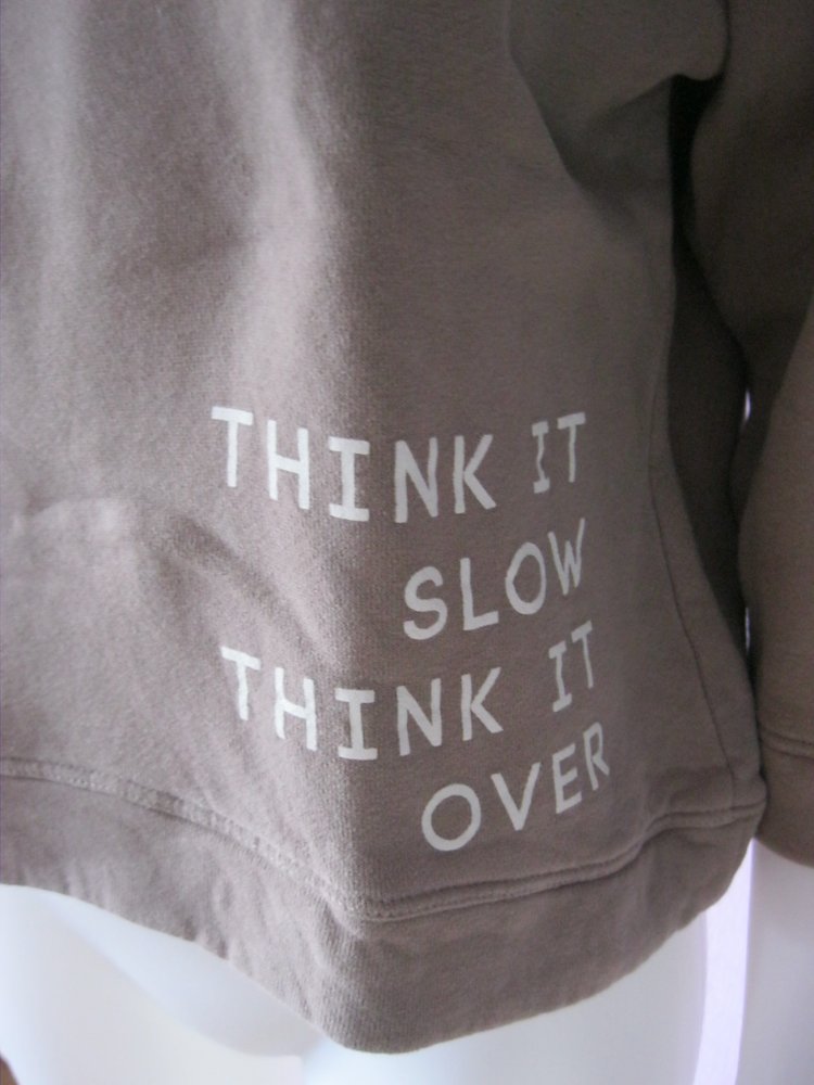 Mango Sweatshirt 3/4-Ärmel 100% Baumwolle Khaki S Oversize