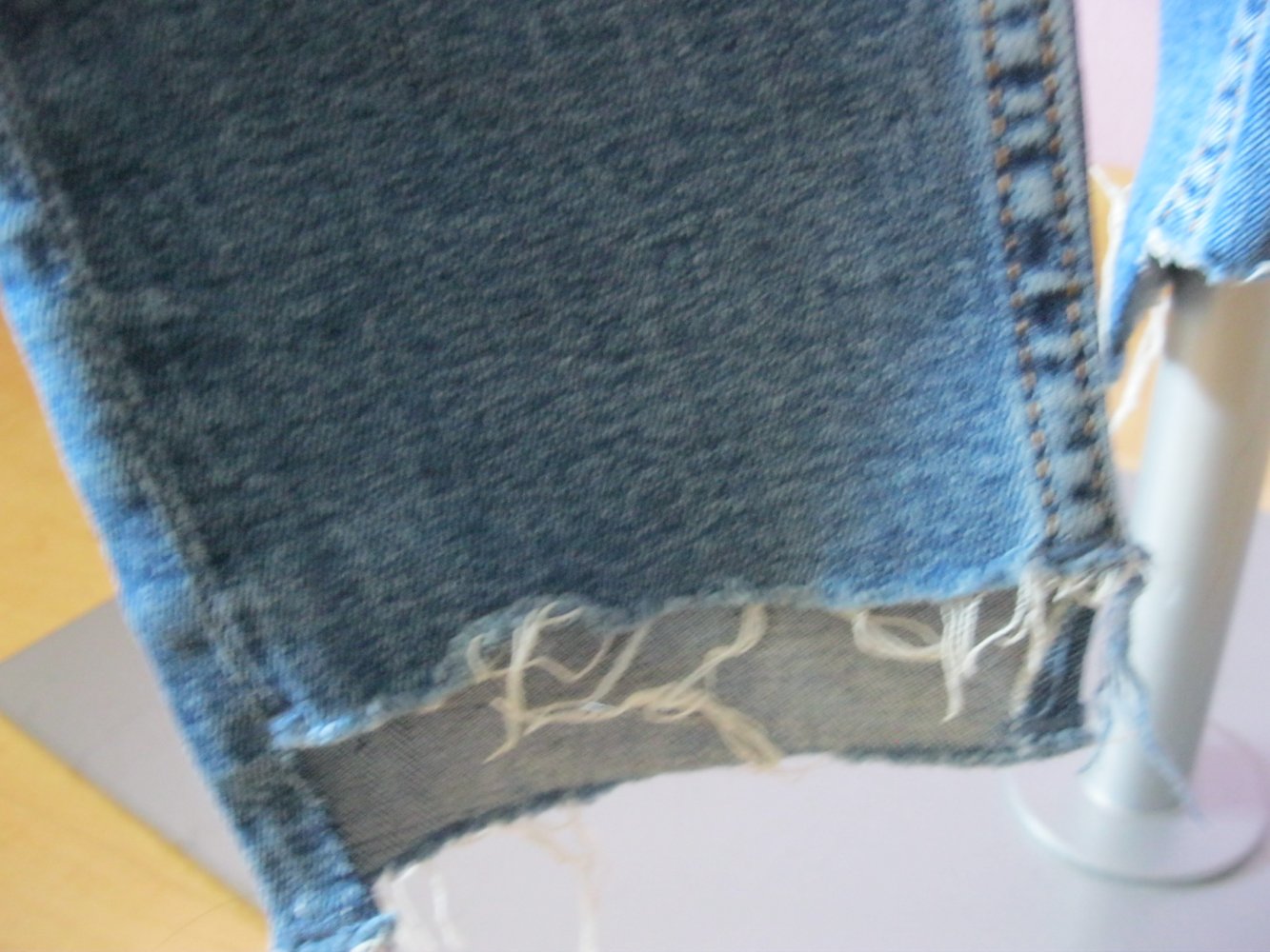 Divided H&M Skinny Jeans Ripped Baumwolle 36/M Blau