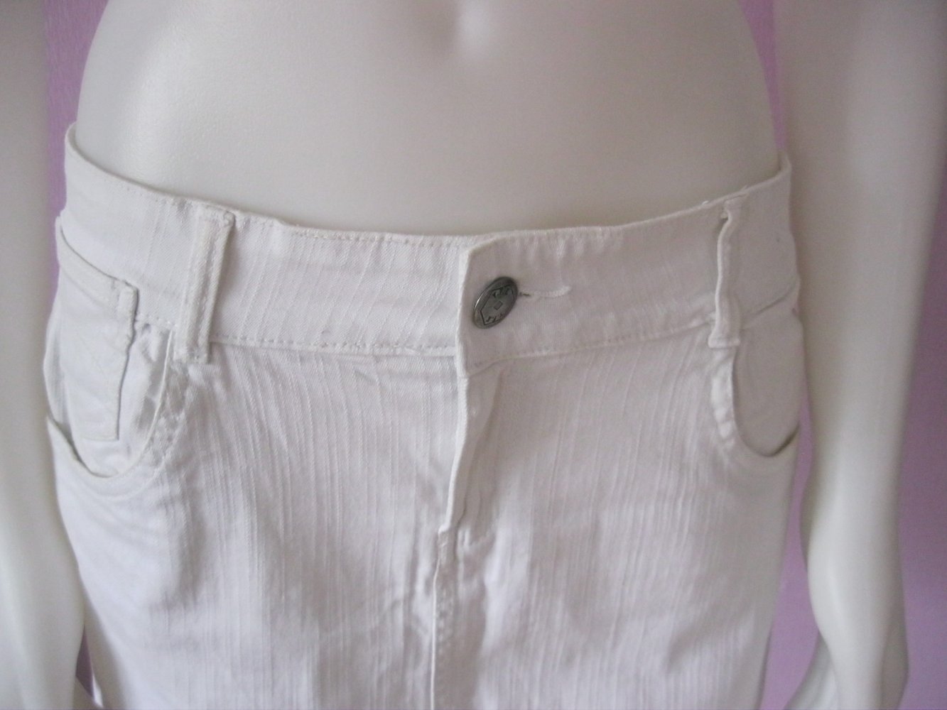 Jeans-Rock # Okay # weiß # XL/42