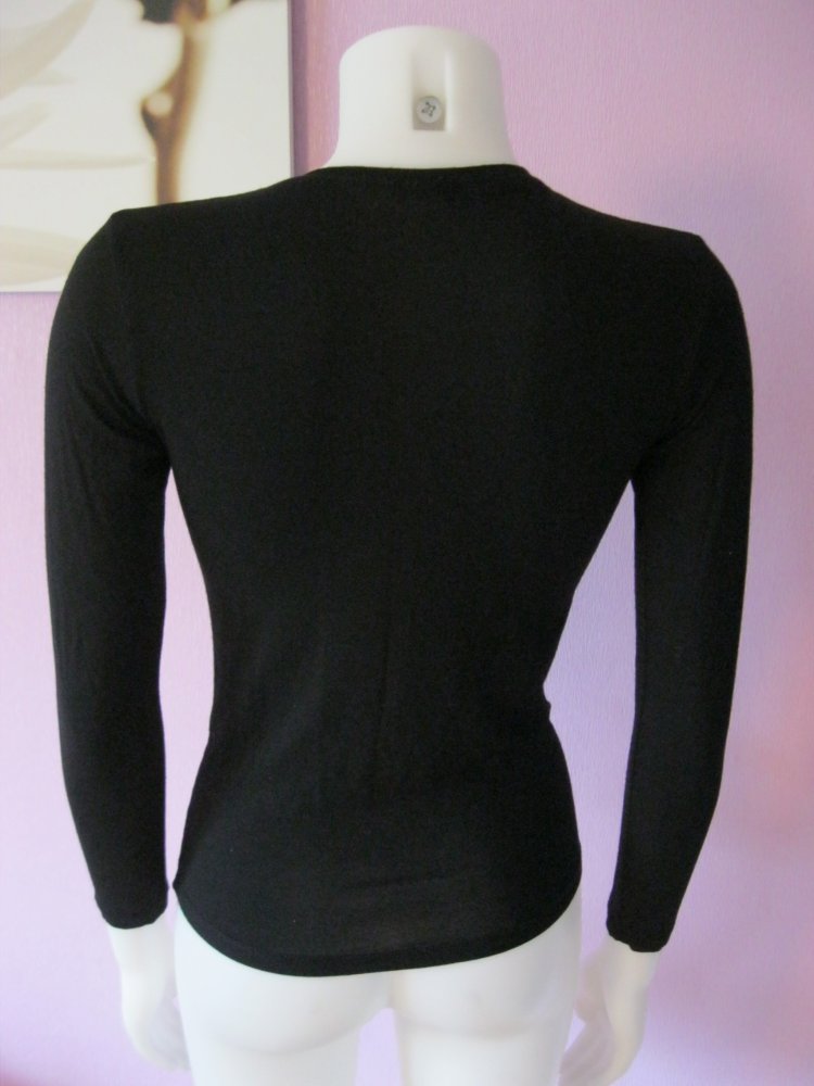 Langarm-Shirt # Miss Ece # schwarz # XS