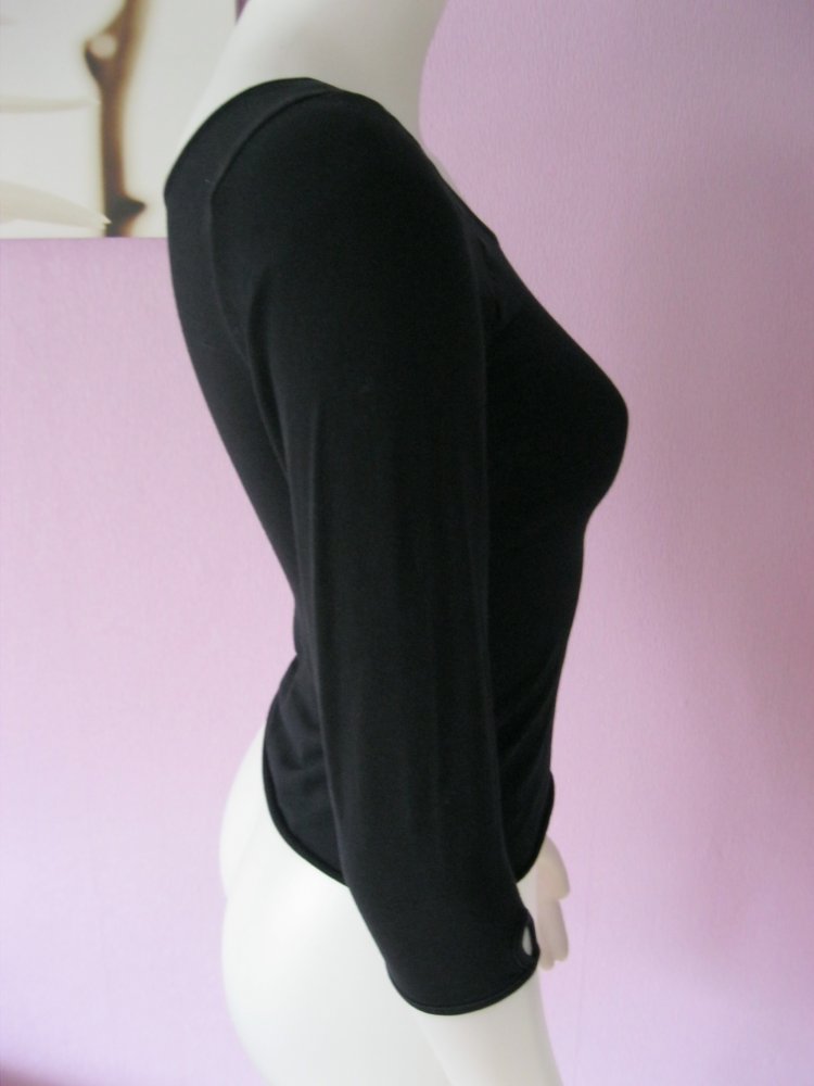 Shirt # 3/4-Ärmel # TCM # Schwarz # S