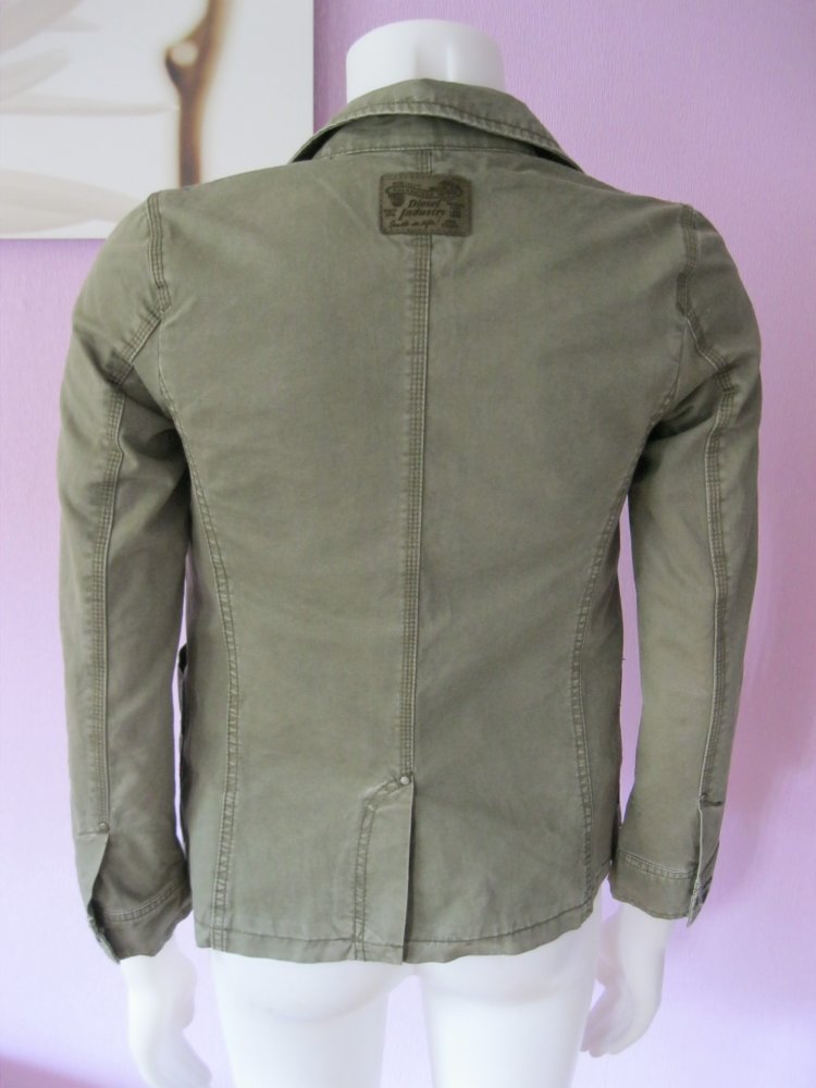 Kurzjacke # Blazer # Diesel # Denim # Oliv# M
