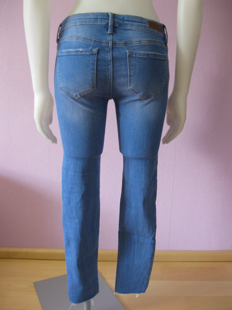 Skinny Jeans # Tally Weijl # ZOE Low Waist Skinny # Ripped Jeans # Blau # 36