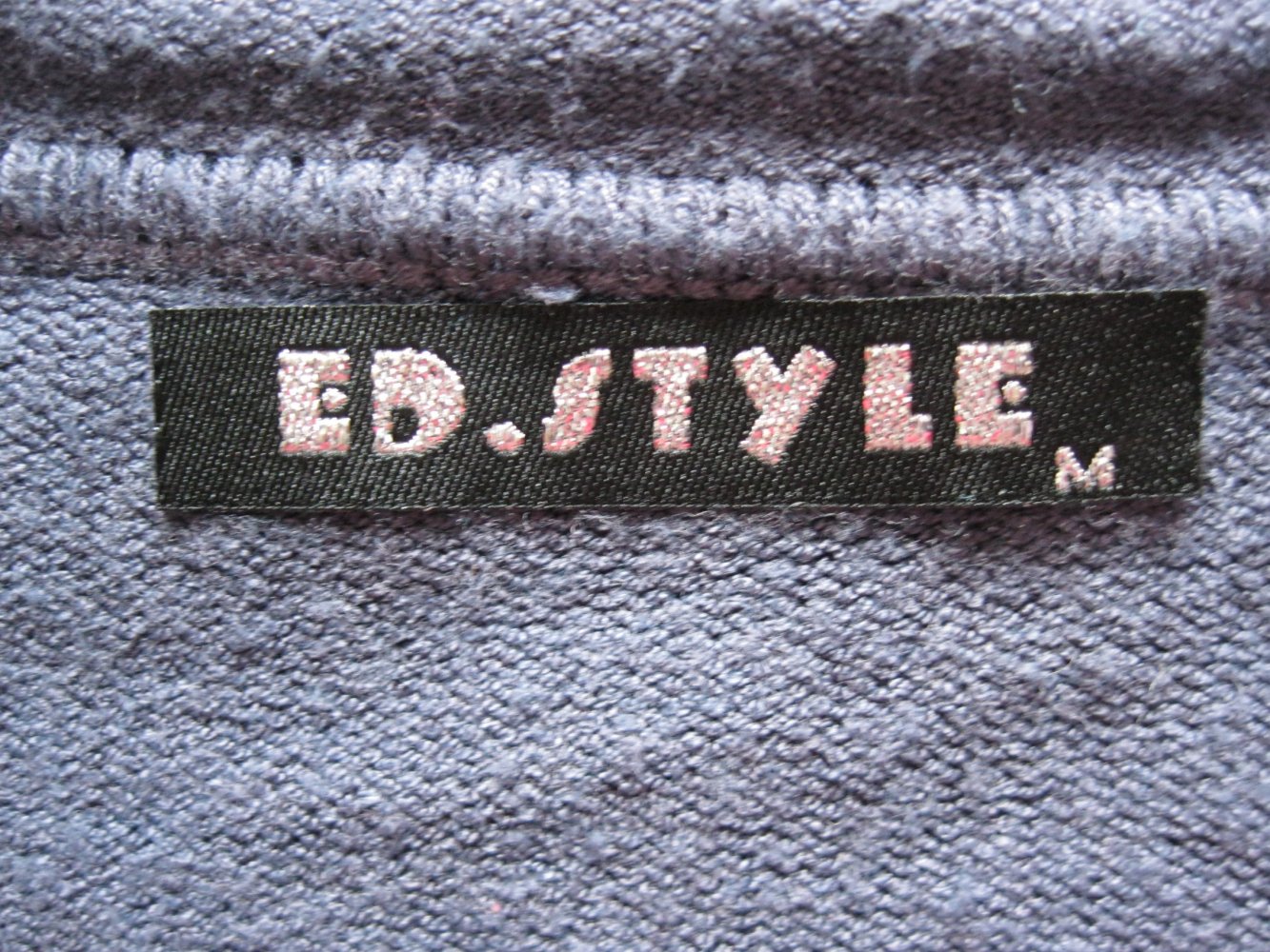 Strick-Kleid/Tunika # ED.Sytle # Blau # Kurzarm # Viskose # M