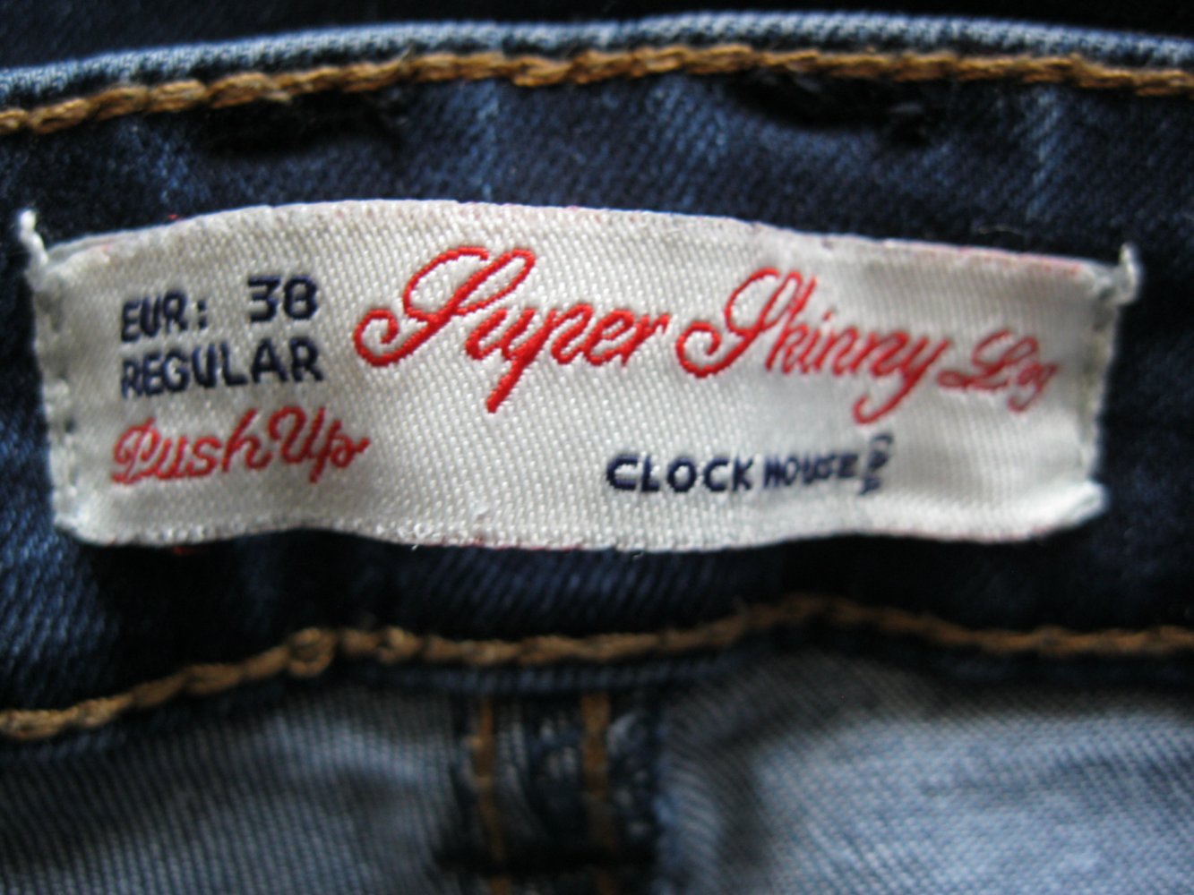 Jeans # Super Skinny Push Up # Cleh denim# Ripped # 38/M # blau #