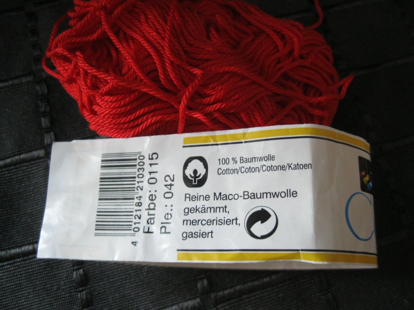 NEU Pulswärmer Hand-Stulpen 100% Baumwolle Handmade rot