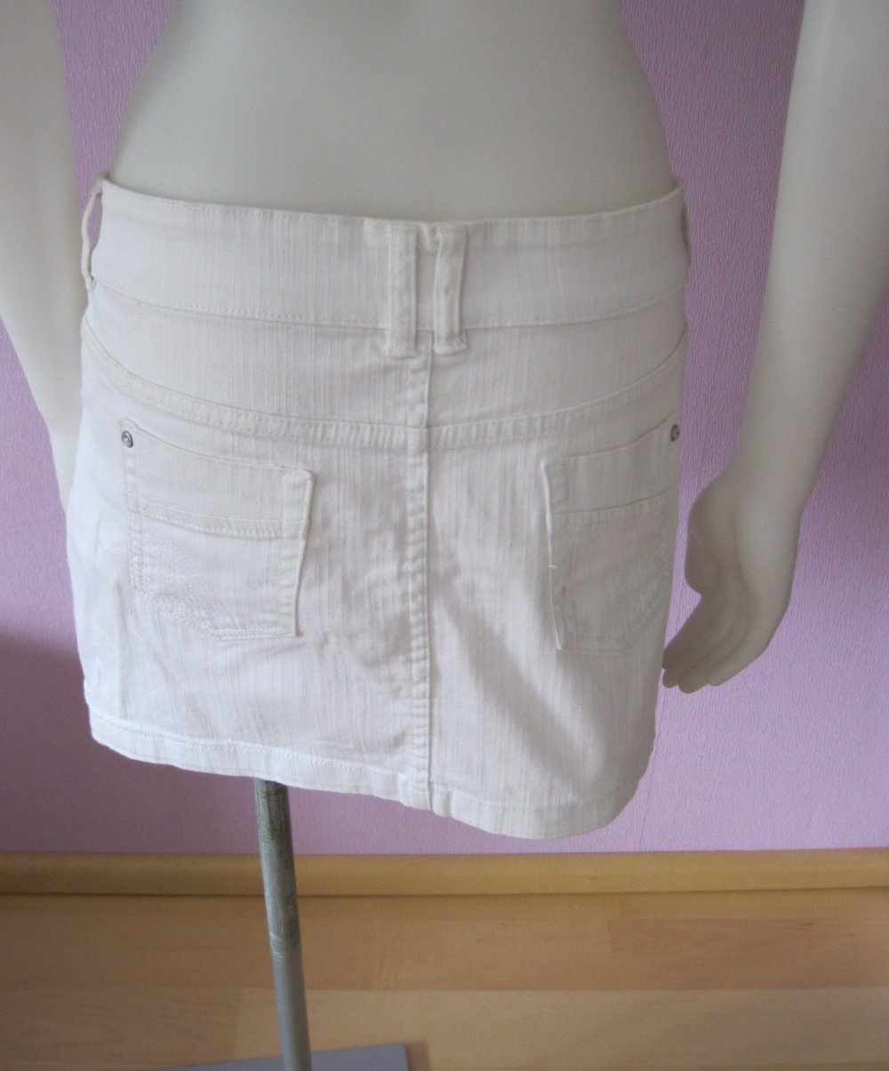 Jeans-Rock # Okay # weiß # XL/42