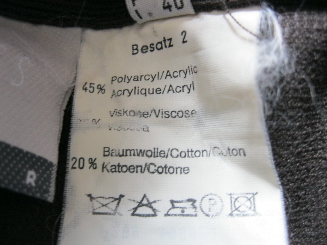 Stoffhose # Leggins # Class Inter # Braun # 34