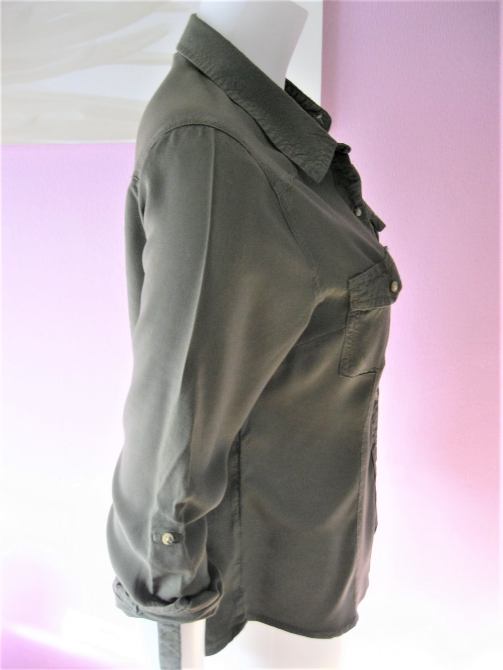 Hemd/Bluse # Tally Weijl # Oliv # Viskose # M