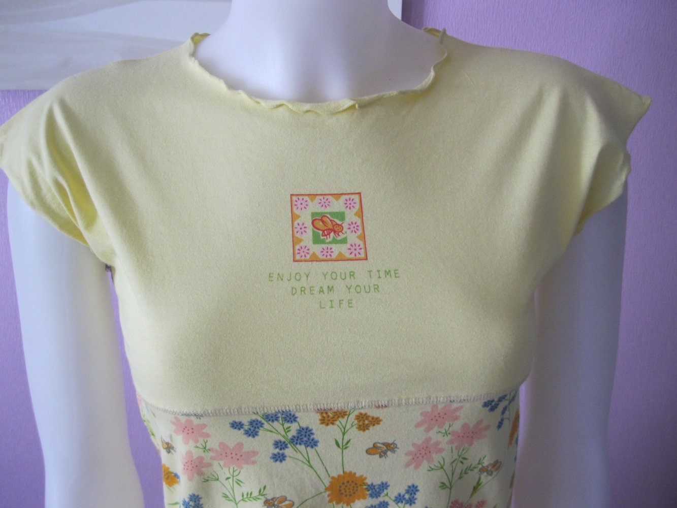 Sommerkleid # Campus # gelb # gemustert # Gr. S