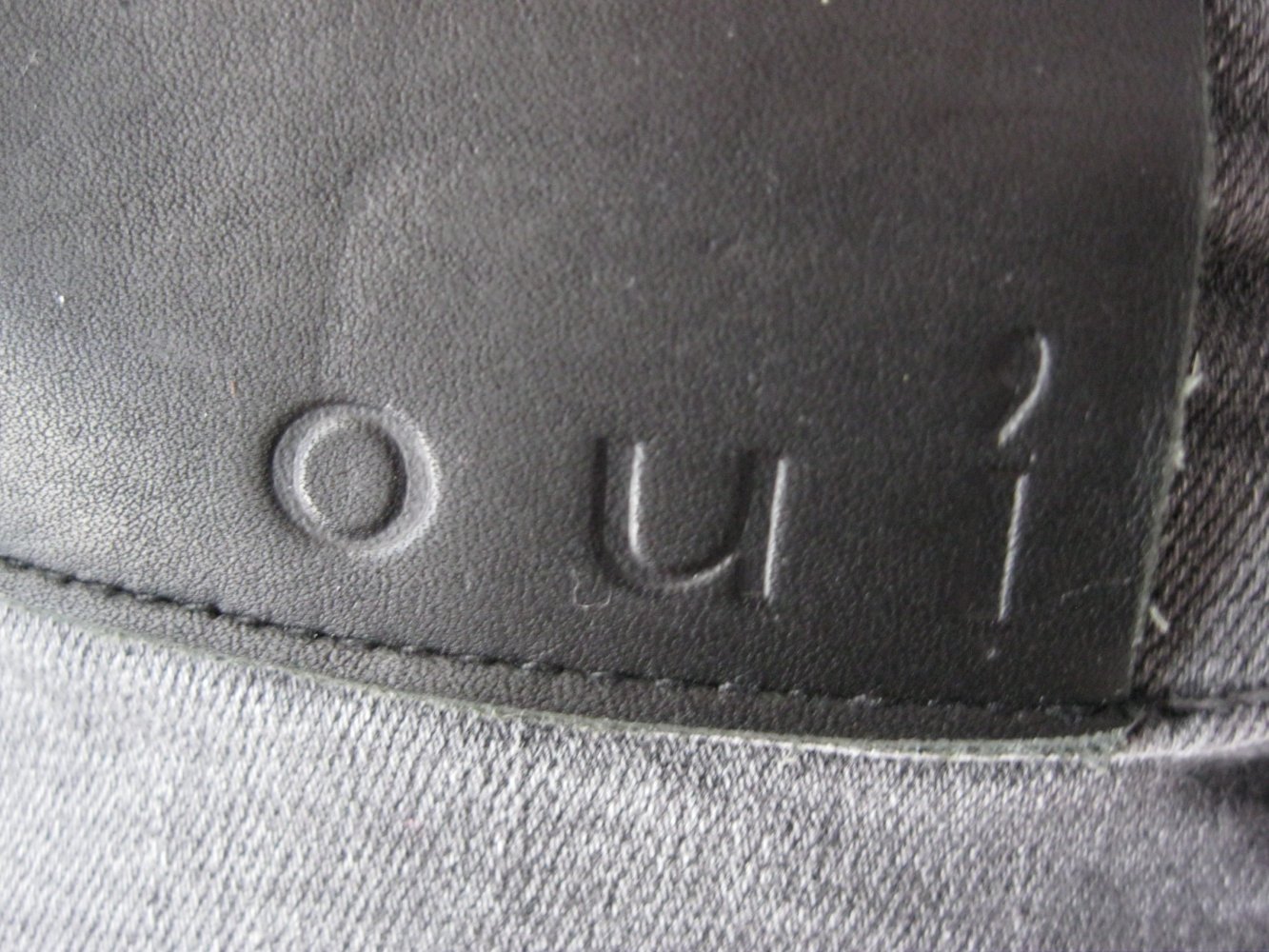 Jeans # Oui # Grau-Schwarz # 42
