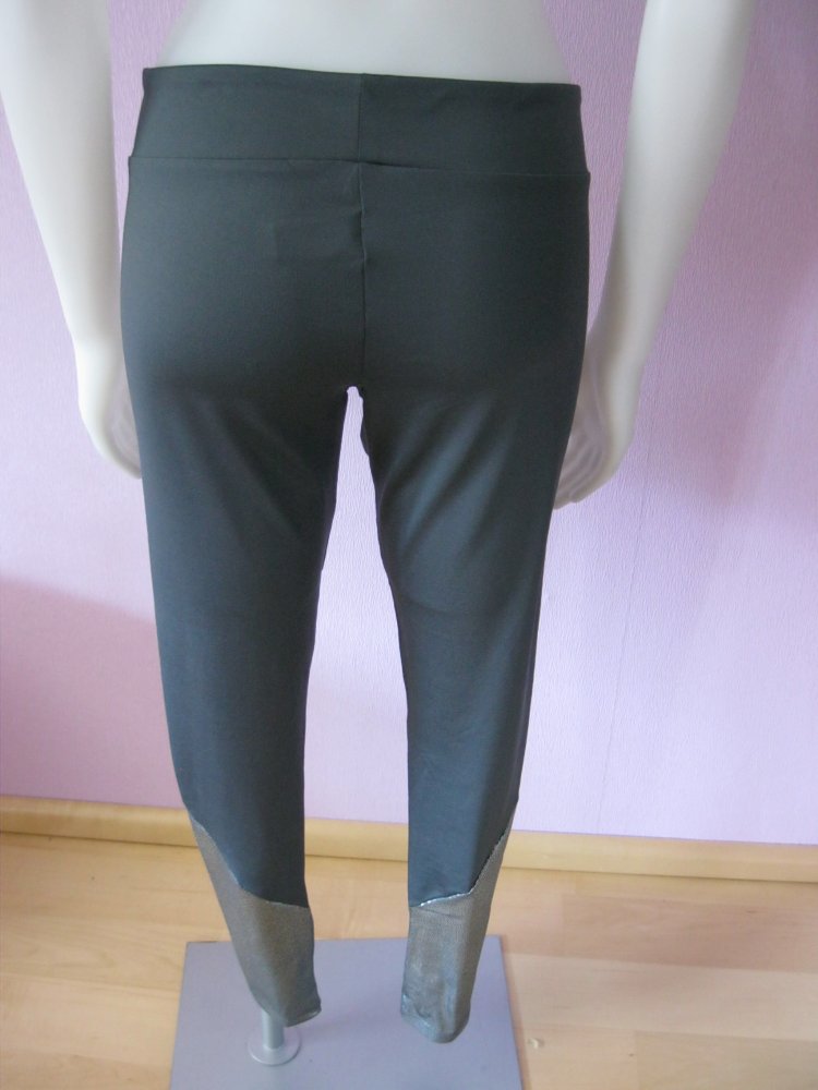 NEU # Leggings # Colours of the world # grau/silber # Gr. L