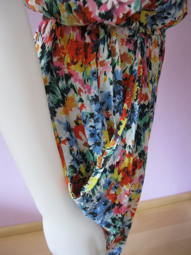 Jumpsuit # Overalll # Lucky T# V100% Baumwolle # Blumen # bunt # 12/13 (L)