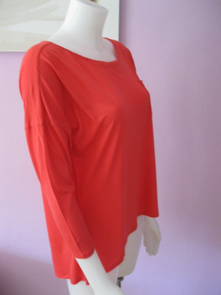 Shirt # 3/4-Arm # Divided # Rot # 42