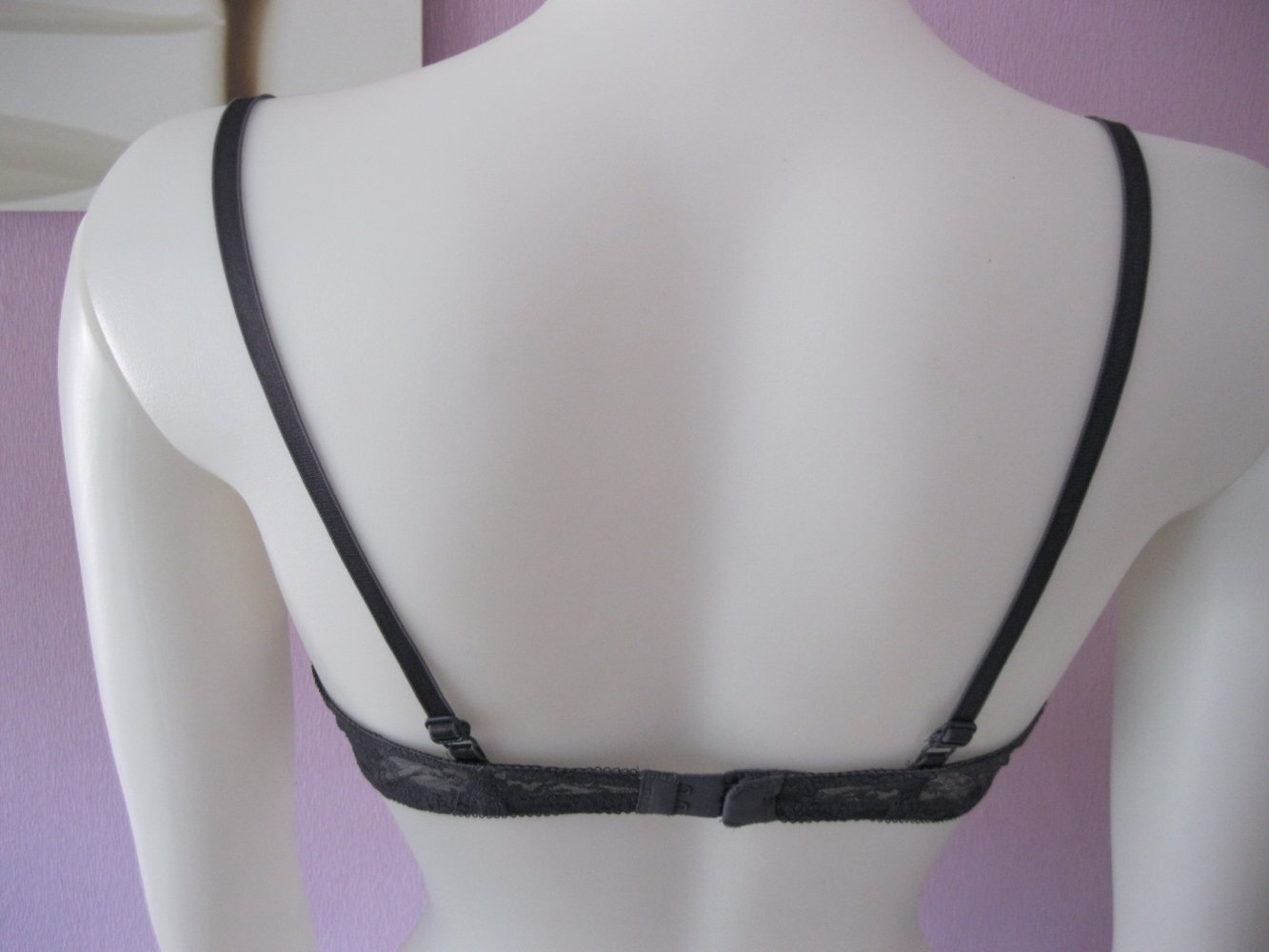 Push-Up BH # Grau # Spitze # 75 B