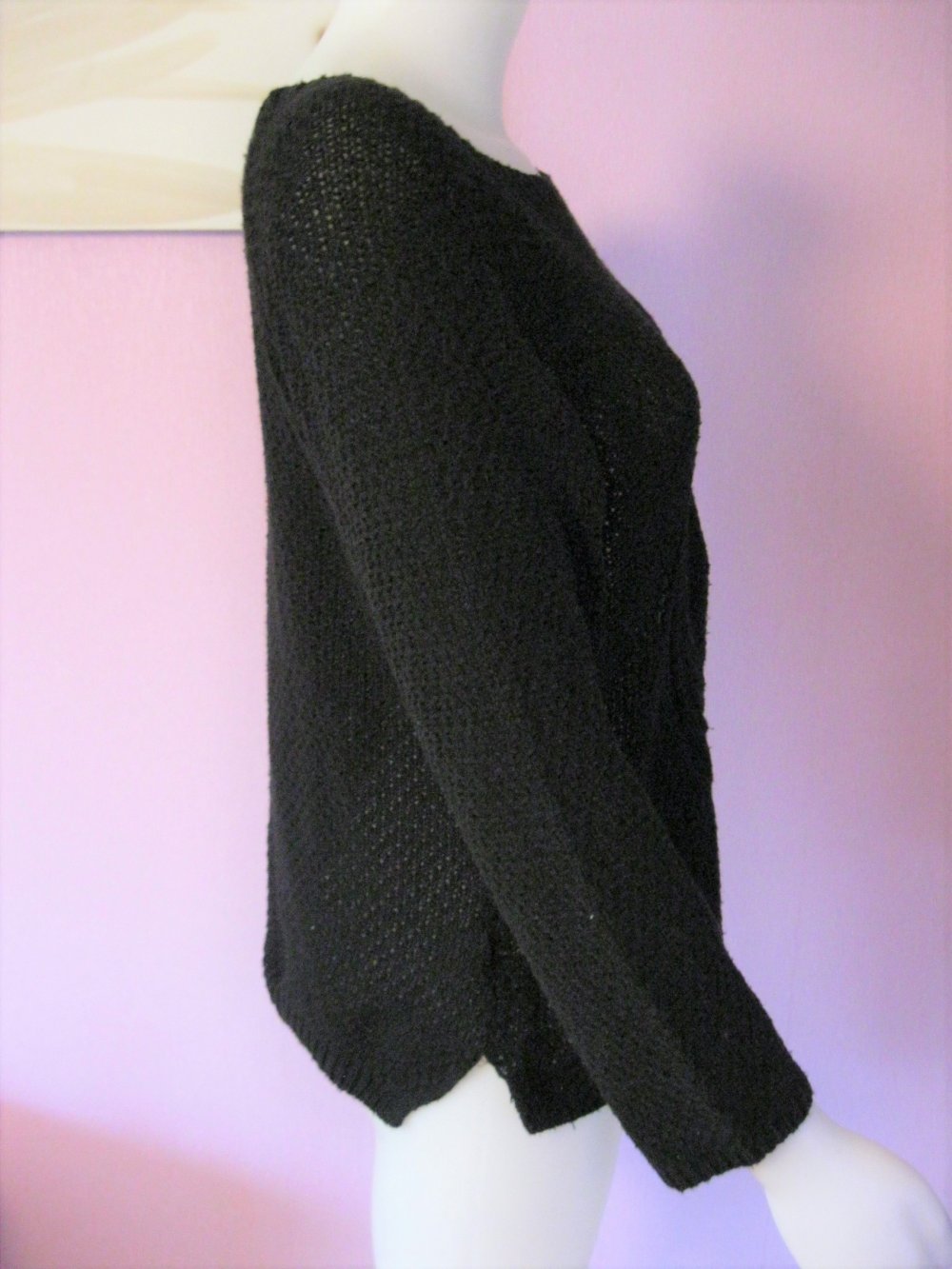 Strickpullover # Made in Italy # Schwarz # M