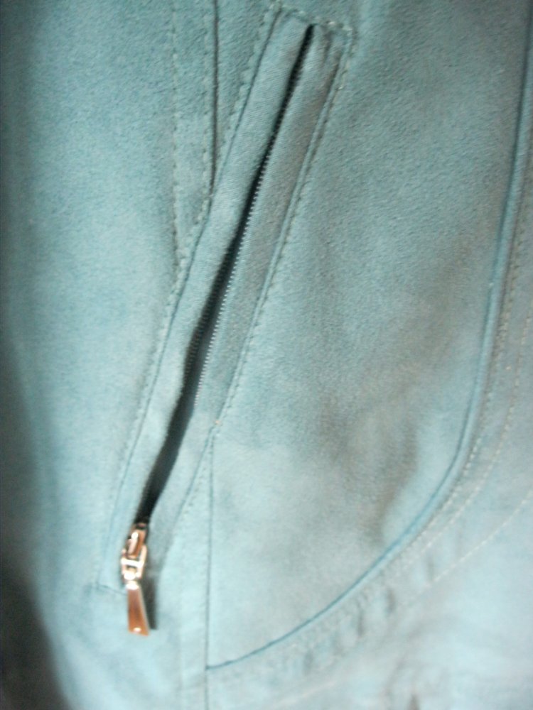 Velours-Jacke # Malva # Türkis # 20 / 40