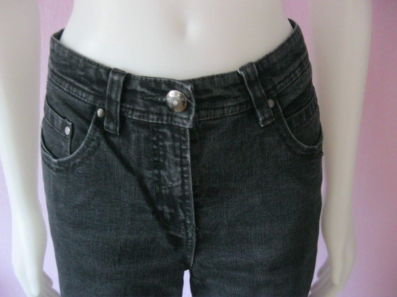 Cecil Jeans Style Toronto Schwarz gerade geschnitten Baumwolle 32 inch