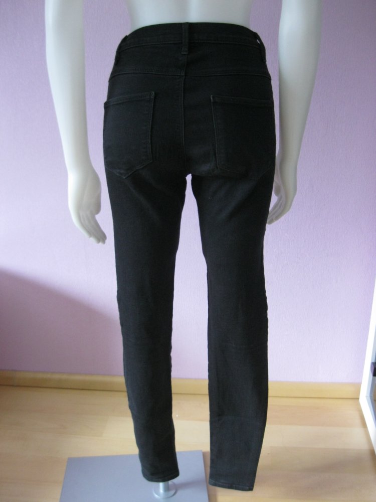 Dust Skinny Jeans Baumwolle Schwarz 32/XXS
