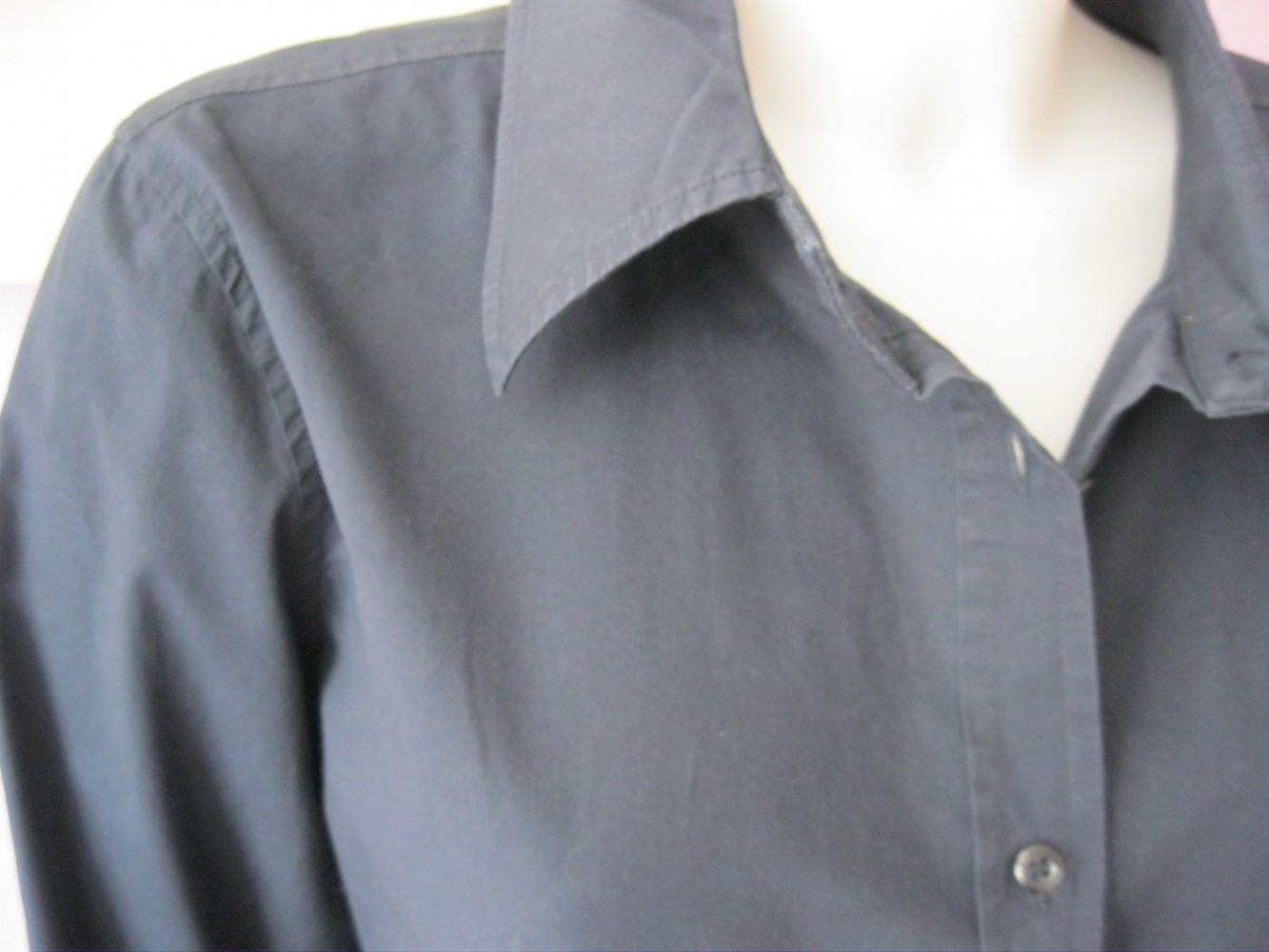 Bluse # Pennyblack # langärmlig # Baumwolle # Marineblau # 42