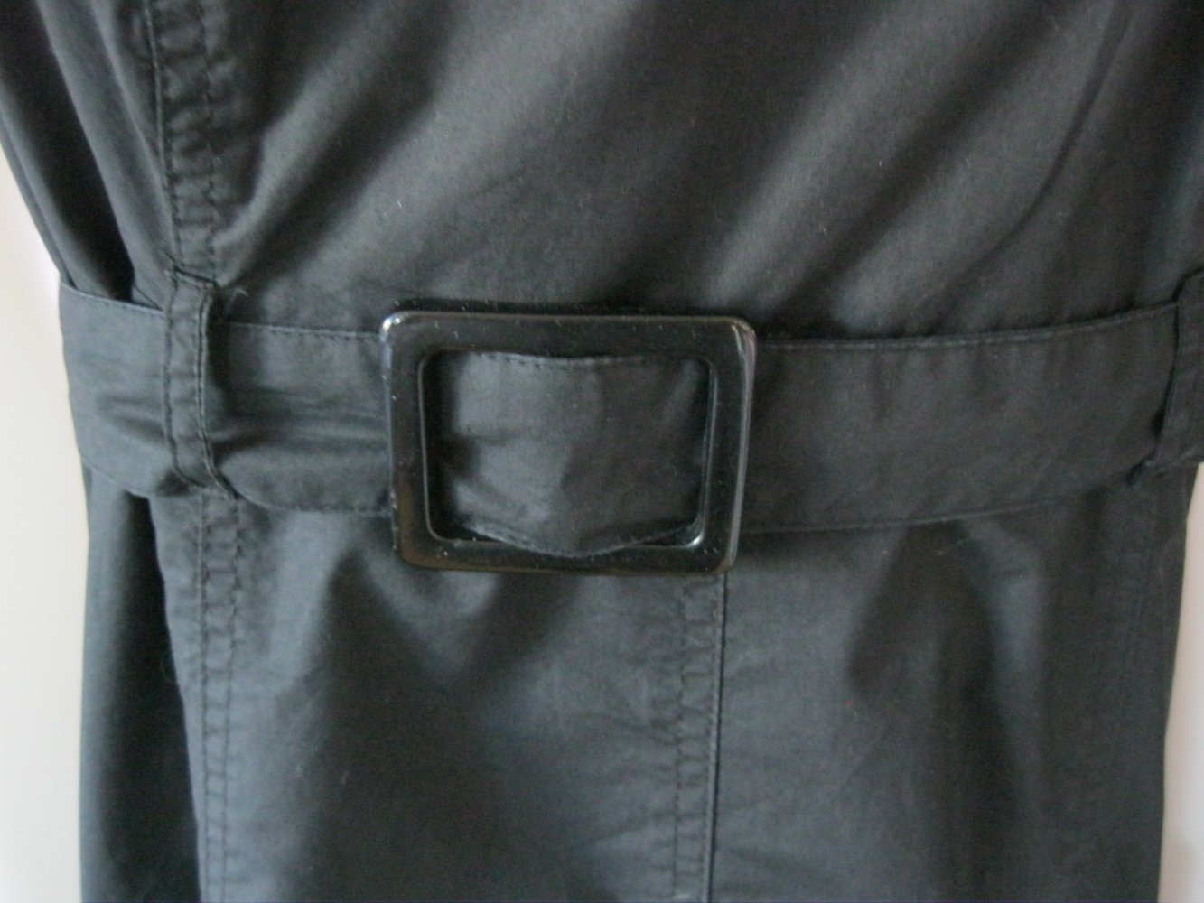 Ballon-Kleid # Only # Schwarz # Gürtel # 40