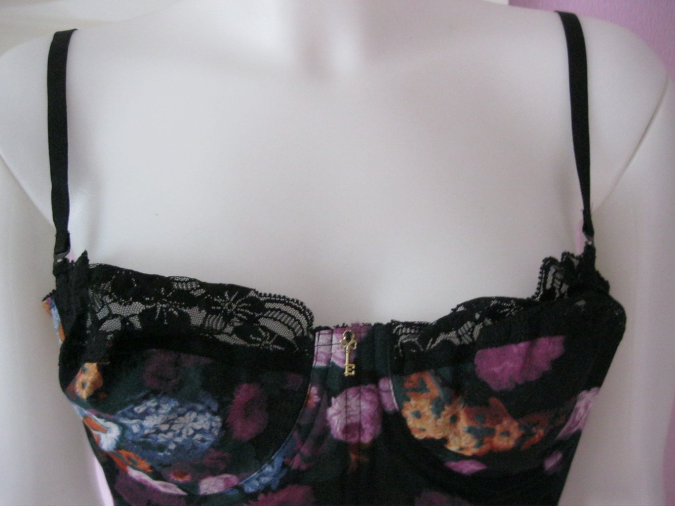 Corsage # Escora # Blumen-Print # Spitze # 85 C