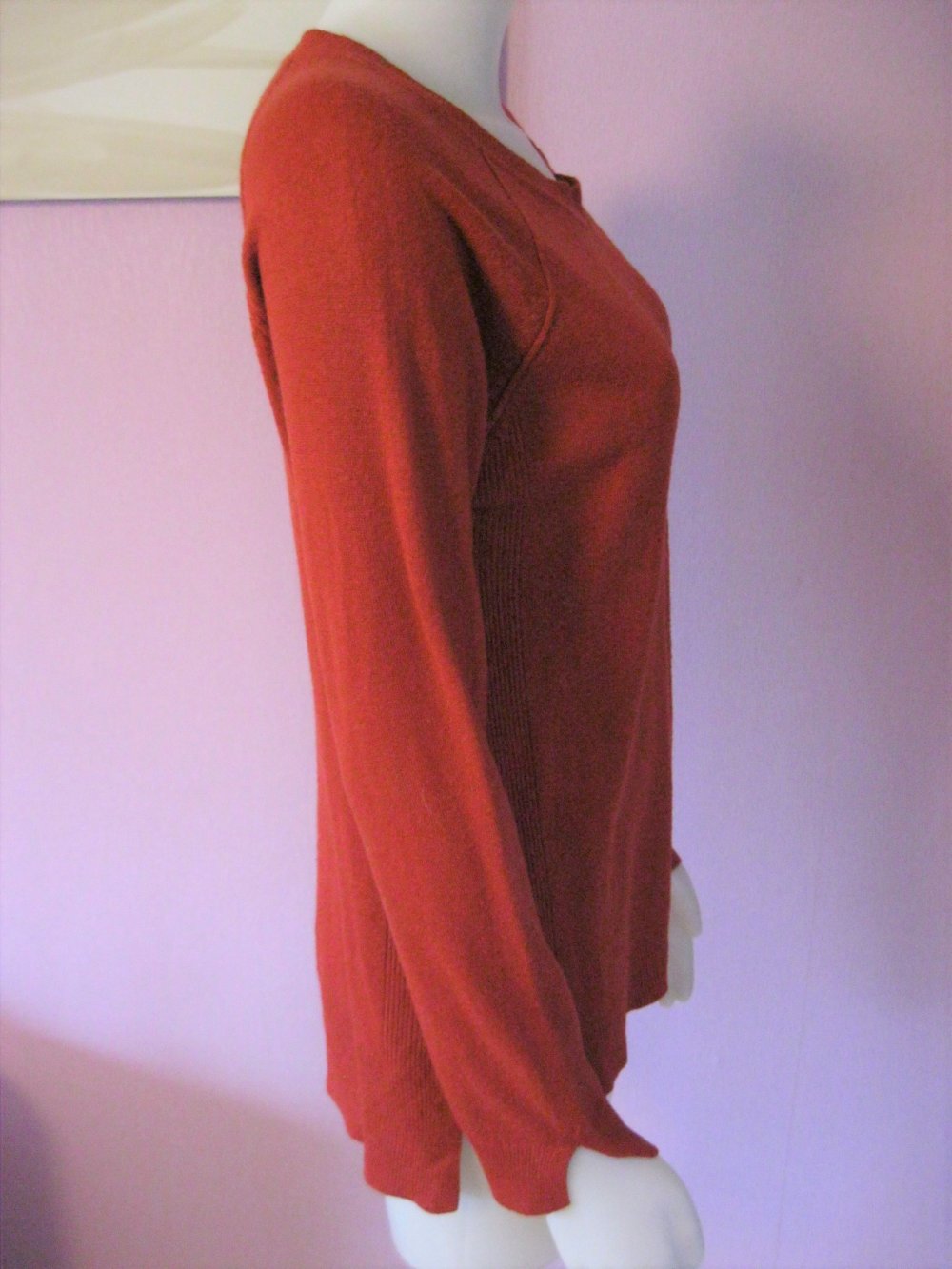 Feinstrick-Pullover # Rostrot # Primark # M