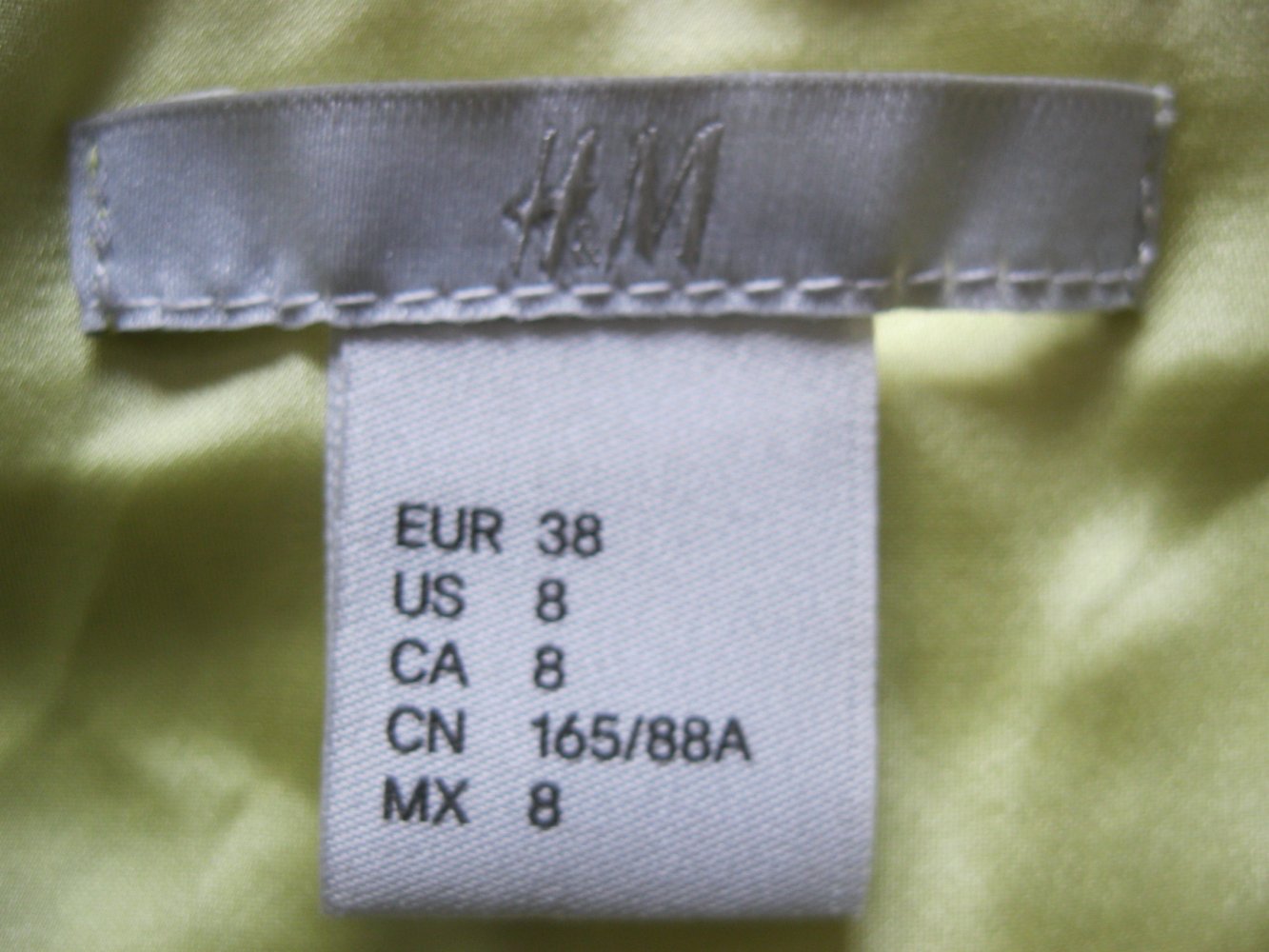 Neckholder-Top # gelb # Gr. 38 # H&M