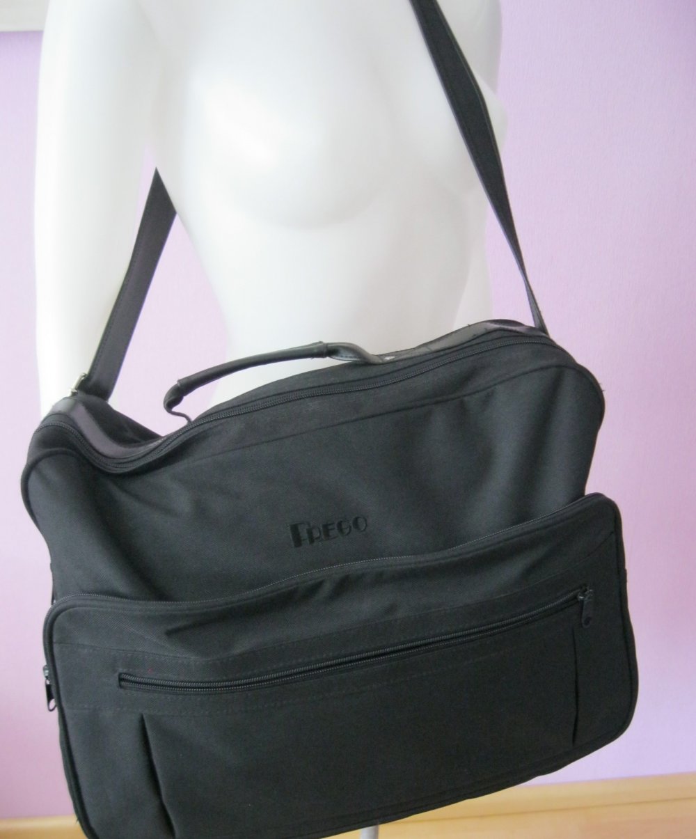NEU # Collage-Tasche # Prego # schwarz