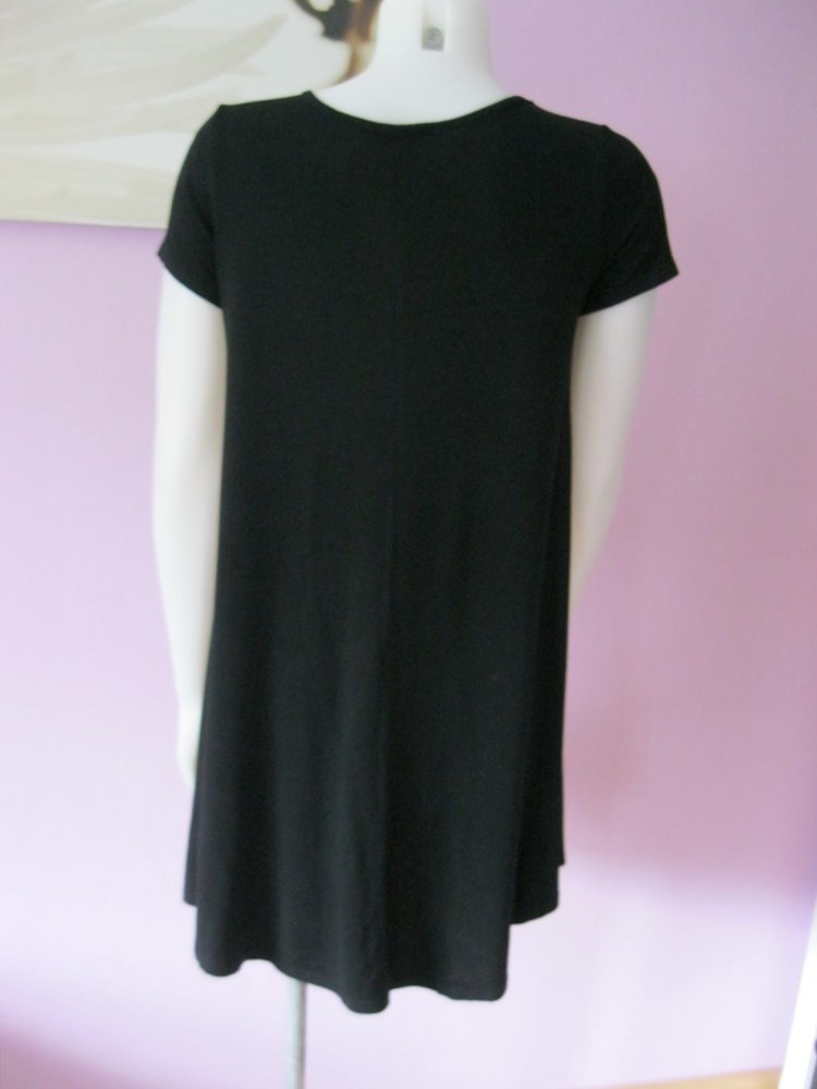 Jersey-Kleid # Sunnow # kurzärmlig # Sommerkleid # Schwarz # M