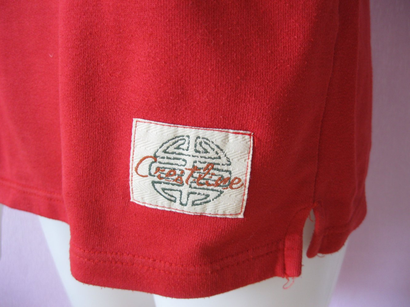 Sweater # Crestline # rot # M (Oversize)