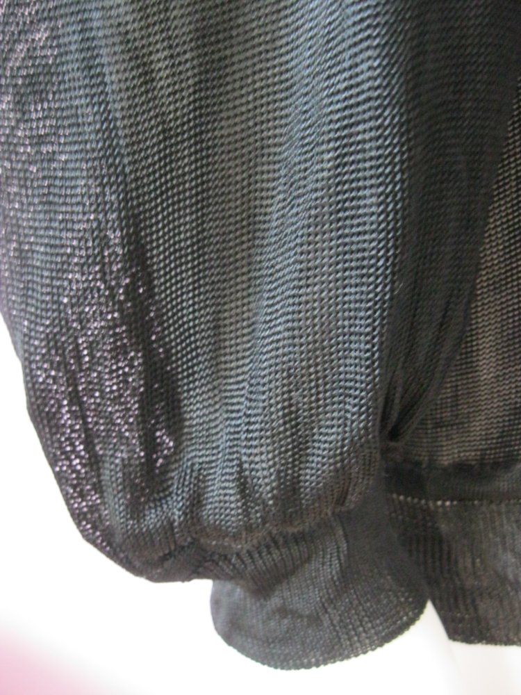 Hauser Wodell Vintage 60er-Jahre Feinstrickpulli Stickerei Schwarz/Bunt 42