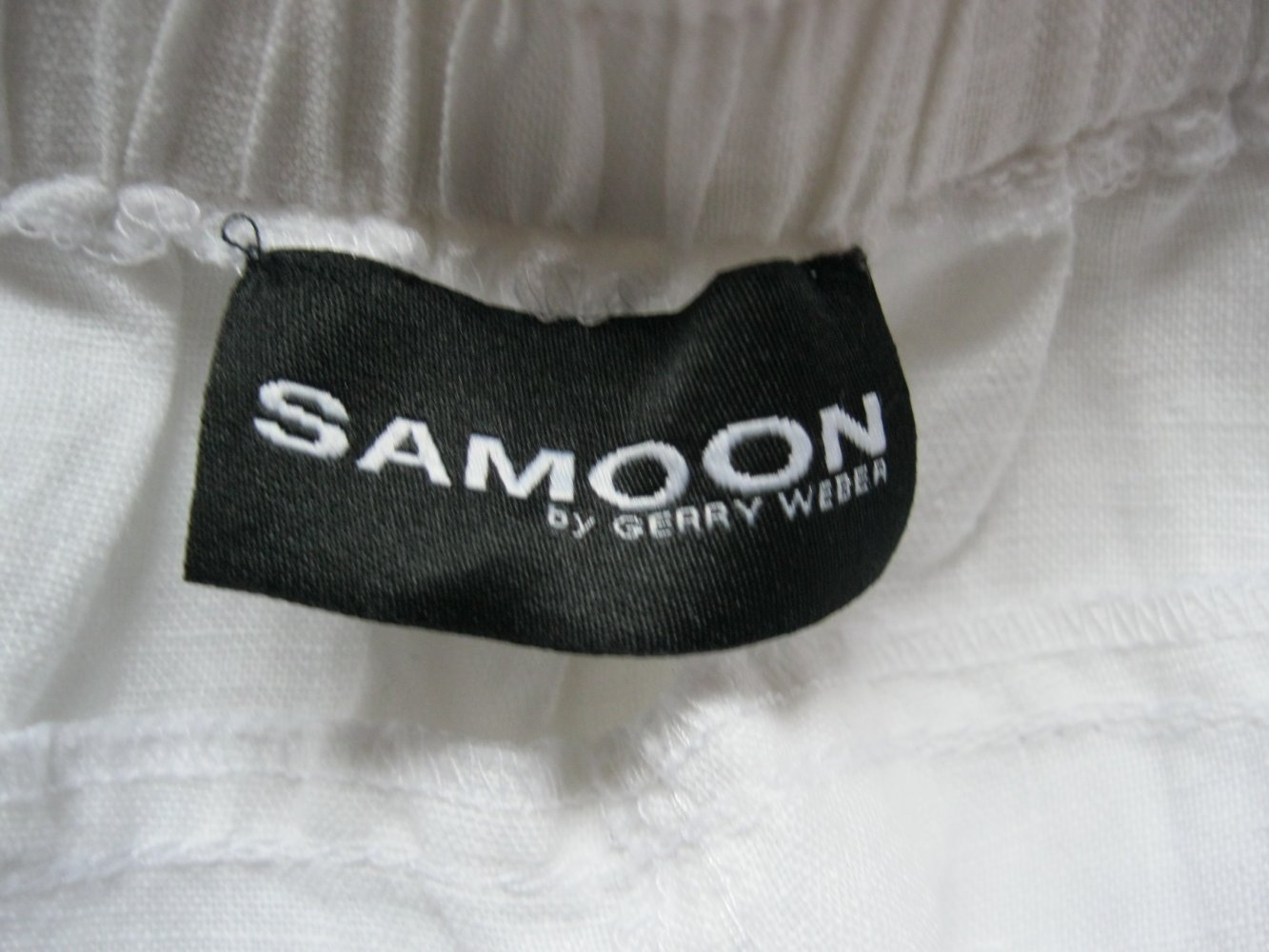 NEU # 3/4-Stoffhose # Leinen # Samoon by Gerry Weber #weiß # 52