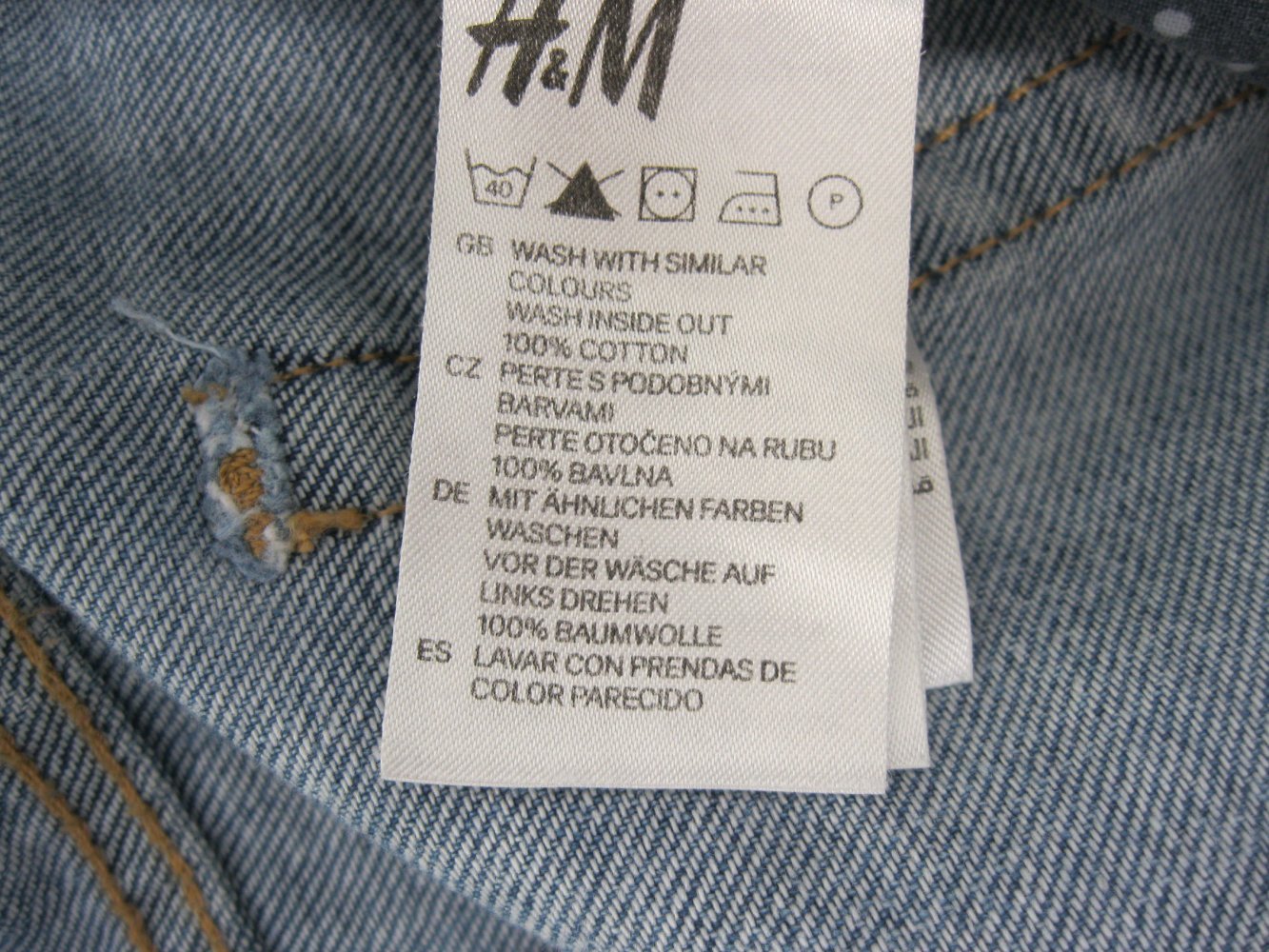 Jeans-Shorts # L.O.G.G. # Ripped Jeans # H&M # Blau # Denim # 31