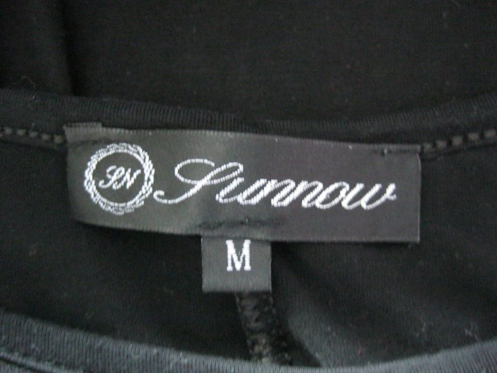 Jersey-Kleid # Sunnow # kurzärmlig # Sommerkleid # Schwarz # M