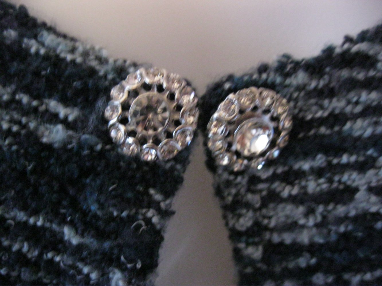 Crop-Jacke # Bolero-Jacke # Tramontana # Blau meliert # XL