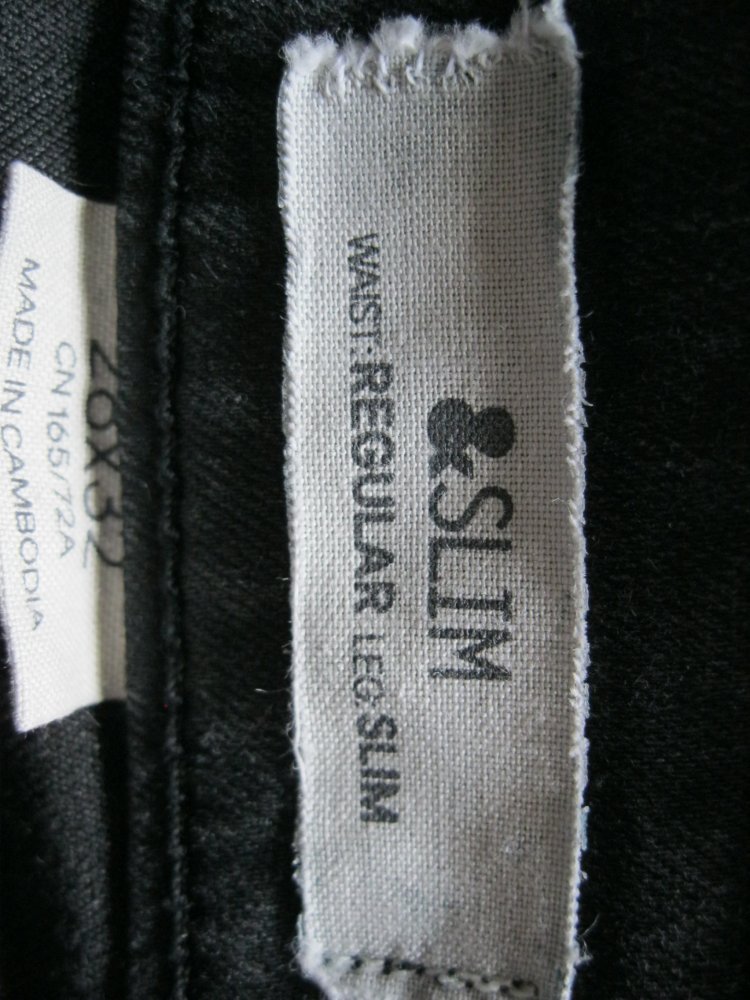 Skinny Jeans #H&M # Waist:regular Leg:slim # schwarz # W28/L32