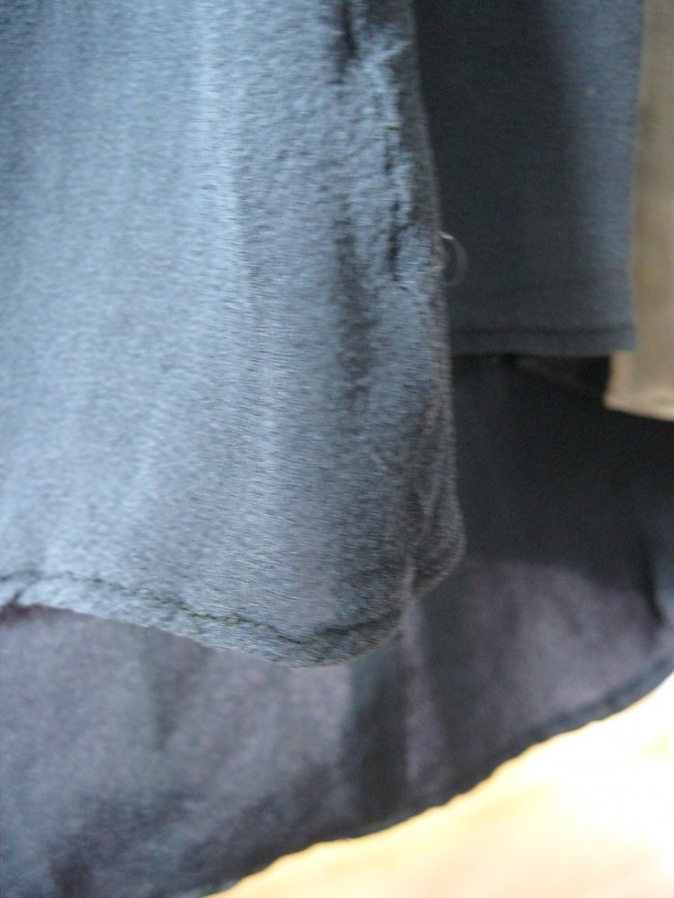 Trägerkleid # Sommerkleid # gestreift # 100% Seide # Blau / Creme # 36