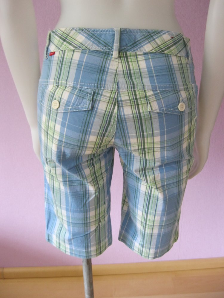 Bermuda # Jackpot # Kariert # Golf # Blau/Grün/Weiß # 32