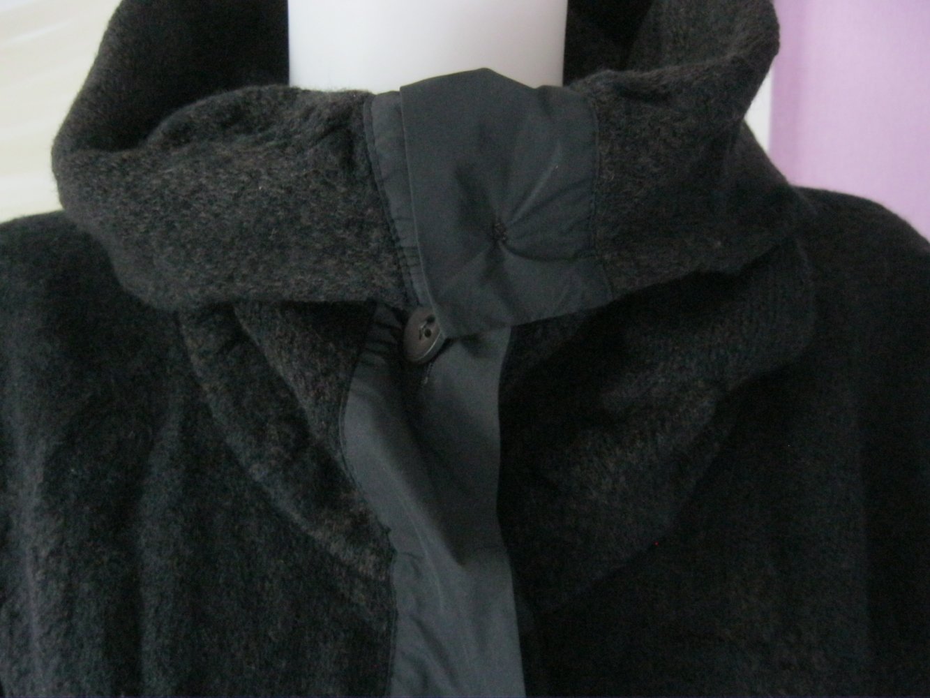 Woll-Jacke # Crea Concept Paris # 100% Schurwolle # Schwarz # 38