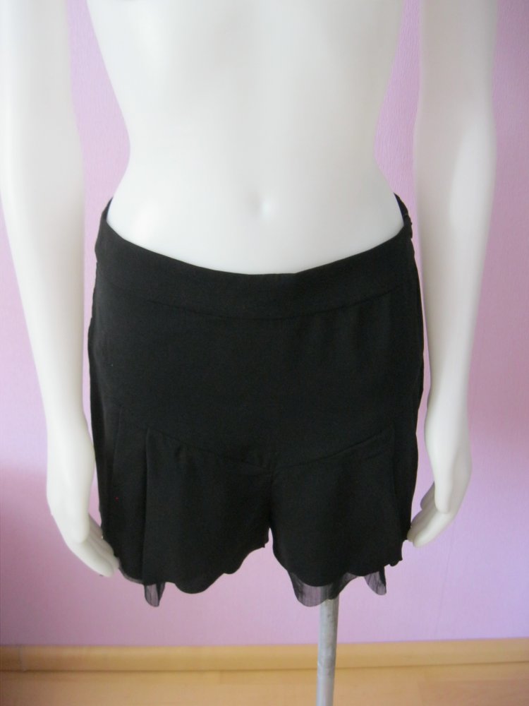 Shorts #Holy # Schwarz # Tüll # S