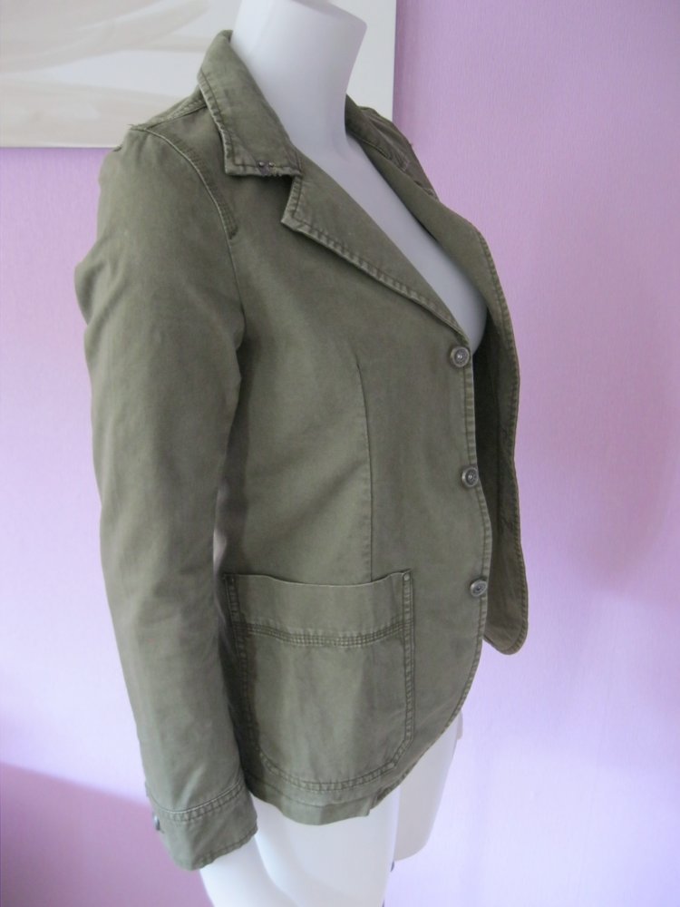 Kurzjacke # Blazer # Diesel # Denim # Oliv# M