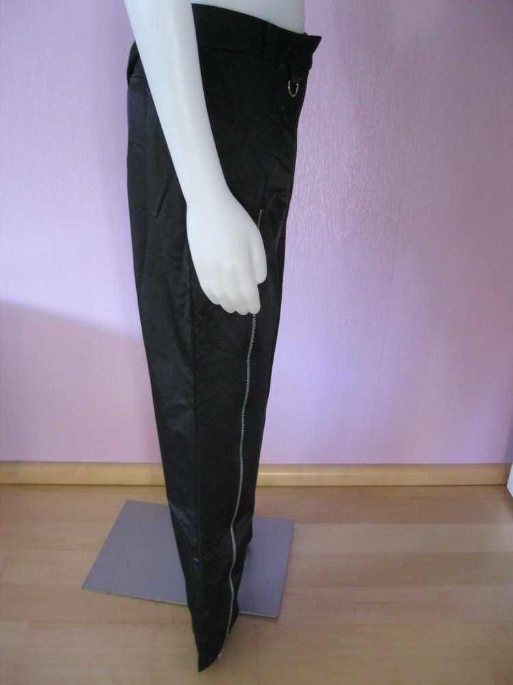 Stoffhose # Lisa Valli Jeans # Reißverschluss # Schwarz # 31