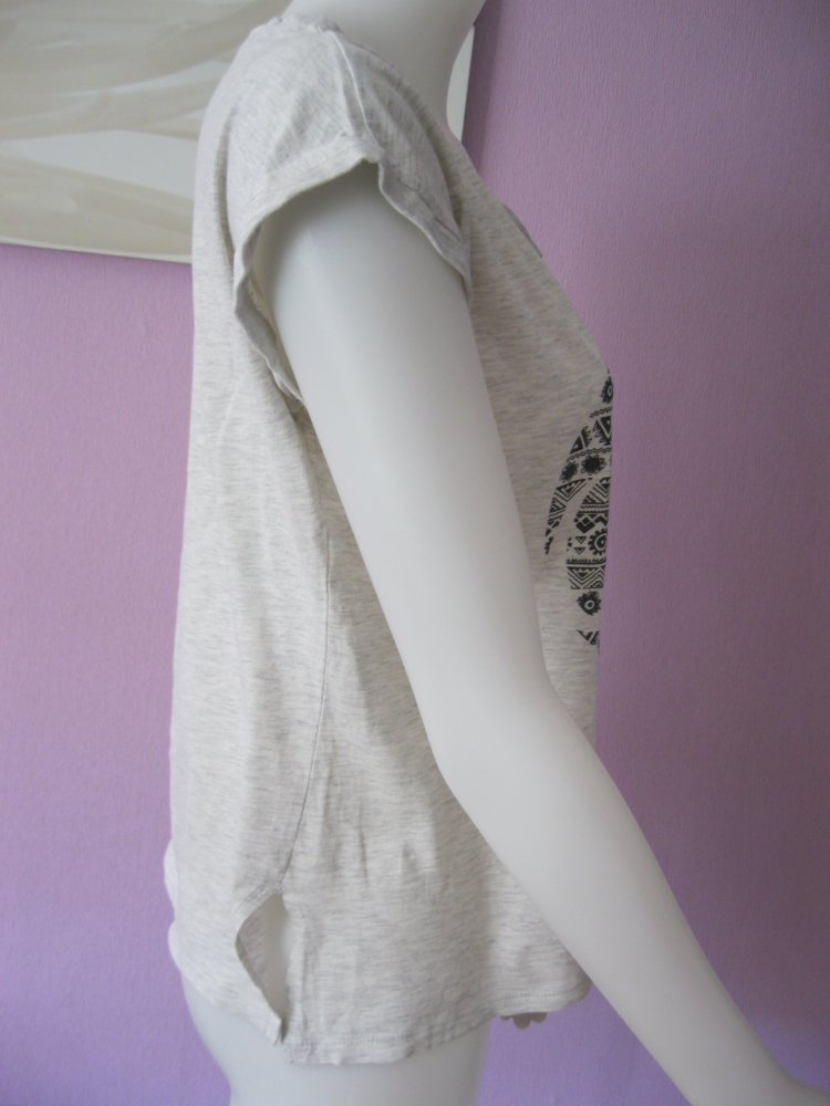 T-Shirt # One lve by Colloseum # Front-Print # Hellgrau meliert # L