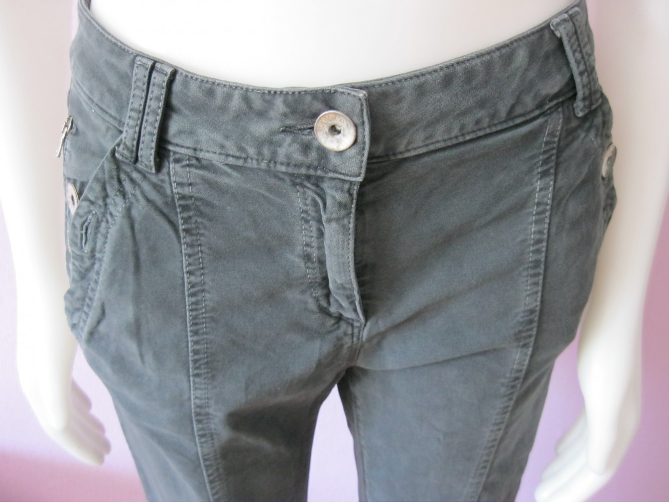 Stoffhose # Max&Co. # Petrol # 40