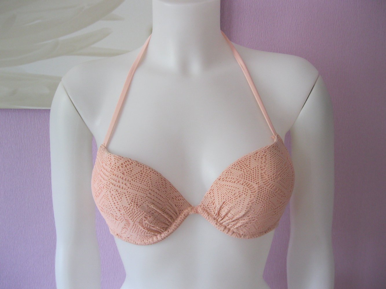 Push-Up Bikini-Oberteil Rose Cup A/B Gr. S/M