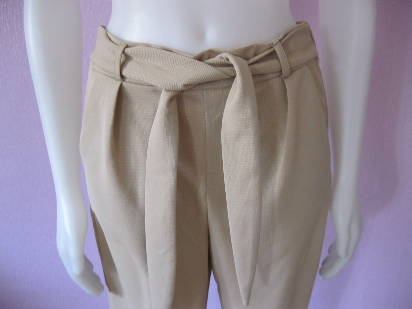 Fixay Culotte 3/4 Hose Schlupfhose Beige Baumwolle L