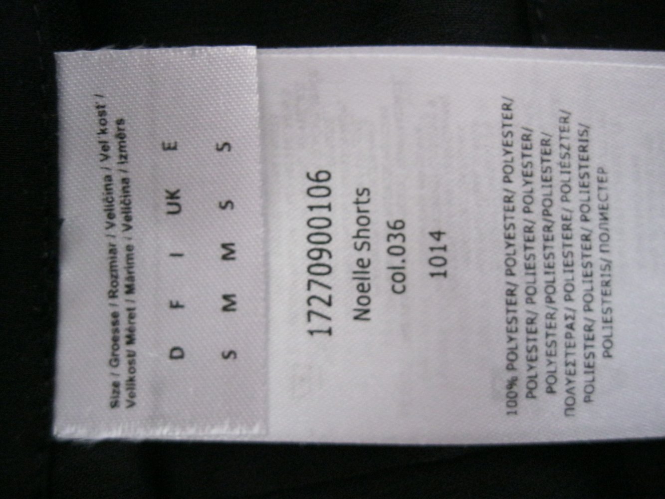 Shorts #Holy # Schwarz # Tüll # S