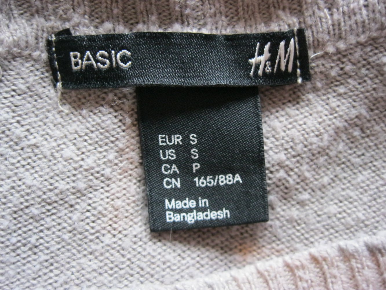 Strickpullover # H&M # beige # S